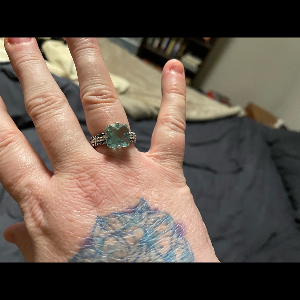 Aquamarine Cocktail Ring